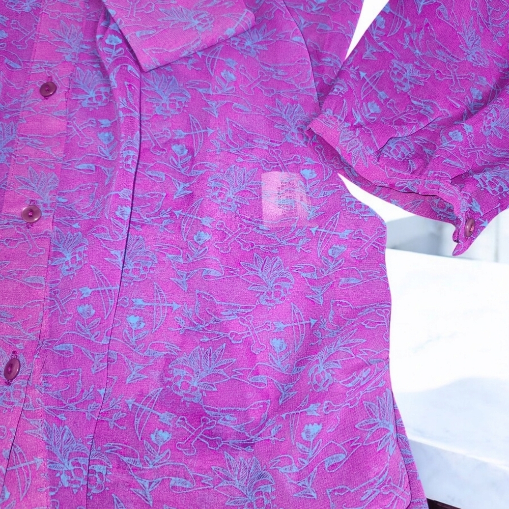 Patrons of Peace Women's sheer blouse - Picture 5 of 8